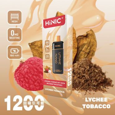 HiNIC Utime Nano ライチタバコ Lychee Tobacco(1個入り)